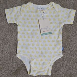 Magnetic Me Yellow Duck Organic Cotton Bodysuit 0-3M